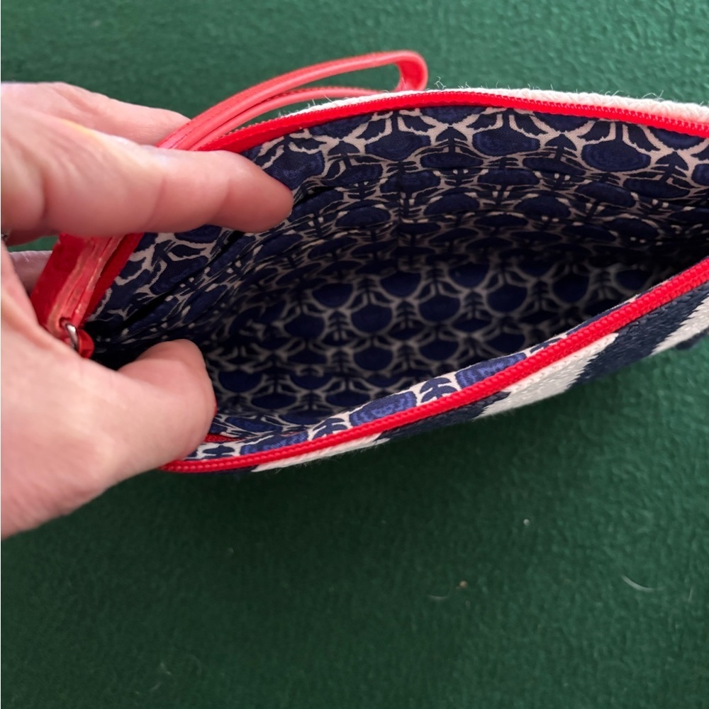 Vera Bradley Raffia nautical wristlet - Picture 6 of 6